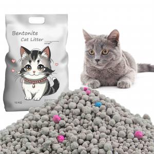 Water-soluble bentonite cat litter