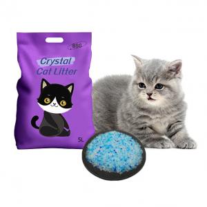 Crystal cat litter